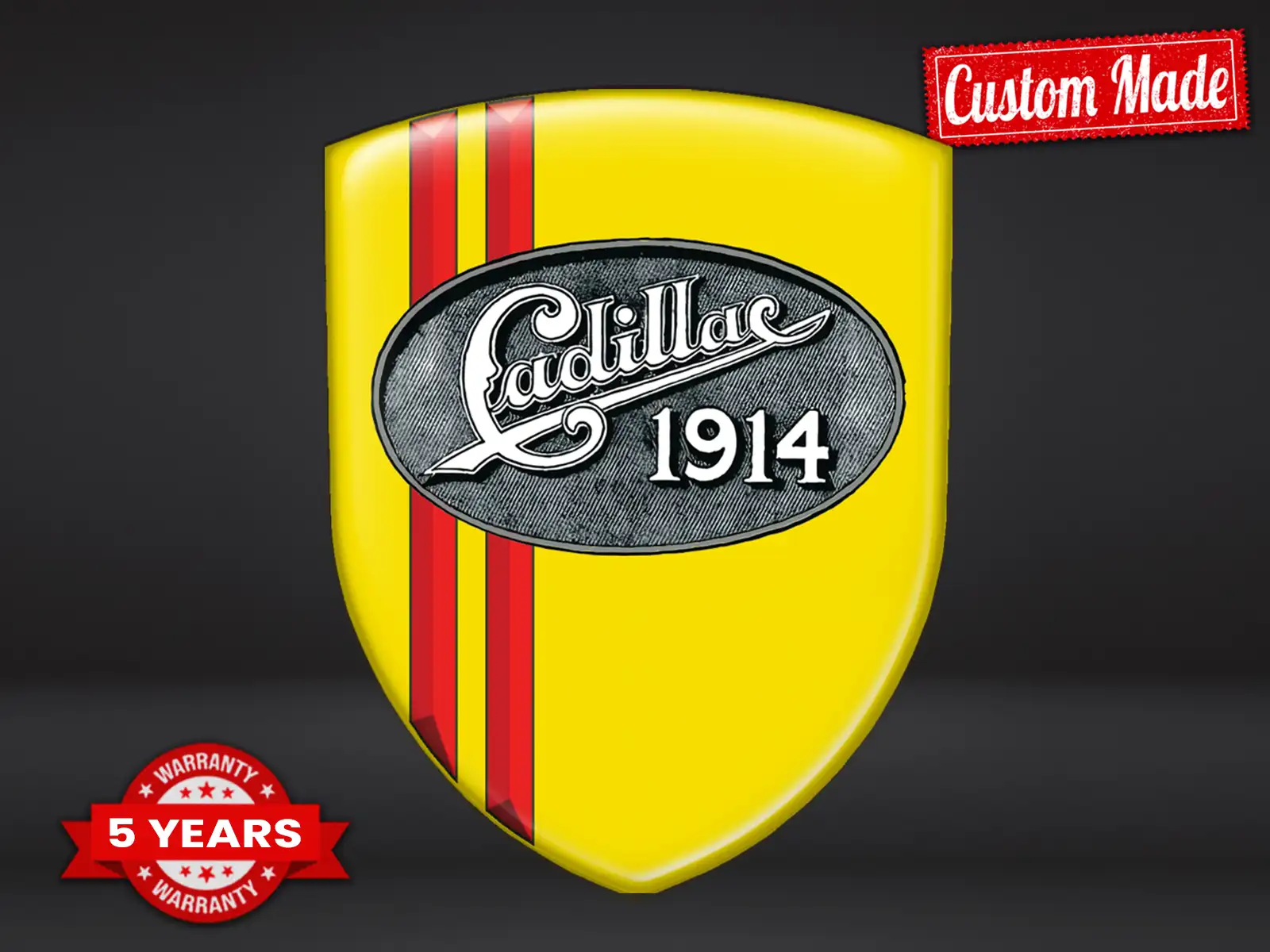 Cadillac Innenraum Emblem Drift Stil Premium Domes Abzeichen